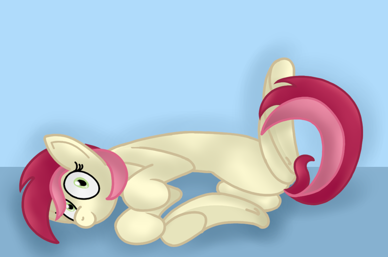Size: 1040x690 | Tagged: safe, artist:kanw, derpibooru import, roseluck, earth pony, pony, behaving like a cat, cute, derpibooru exclusive, female, image, mare, png, rosabetes, rosepet, silly, simple background, solo