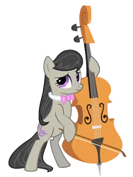 Size: 3600x4800 | Tagged: safe, artist:misterlolrus, derpibooru import, octavia melody, earth pony, pony, .psd available, bipedal, cello, female, image, musical instrument, png, simple background, transparent background, vector