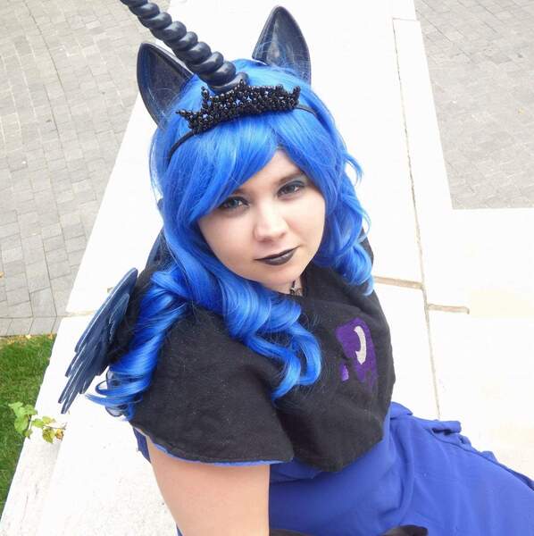 Size: 2009x2015 | Tagged: photographer needed, safe, artist:twilighttempest66, derpibooru import, princess luna, human, 2019, clothes, cosplay, costume, high res, image, irl, irl human, irl photo, jpeg, photo, solo