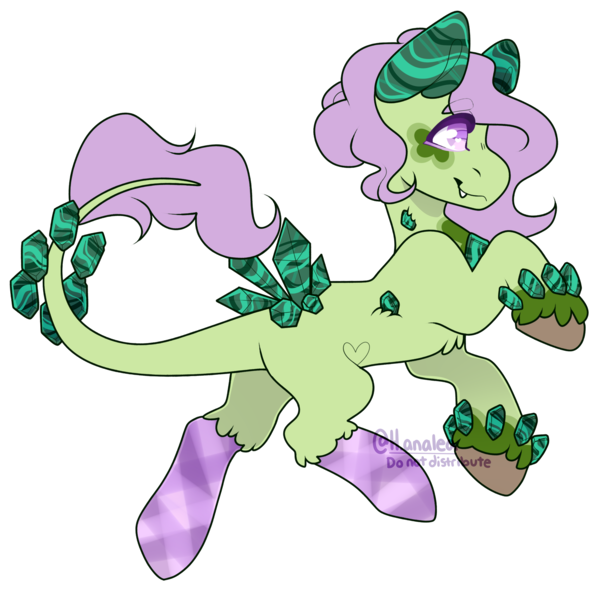 Size: 2500x2500 | Tagged: safe, artist:h-analea, derpibooru import, oc, oc:gustav, original species, pony, closed species, commission, crysvalonia, gemstone pony, gemstones, image, male, png, purple eyes, purple mane, simple background, stallion, transparent background