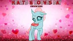 Size: 2063x1161 | Tagged: safe, artist:cheezedoodle96, artist:not-yet-a-brony, derpibooru import, ocellus, changeling, 2022, february, hearts and hooves day, holiday, image, lyrics in the description, png, smiling, song in the description, song reference, valentine's day, youtube link in the description