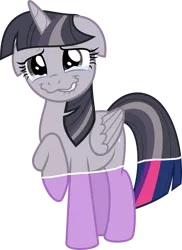 Size: 2906x4000 | Tagged: safe, artist:jhayarr23, artist:wardex101, derpibooru import, edit, twilight sparkle, twilight sparkle (alicorn), alicorn, pony, shadow play, crying, cute, discorded, discorded twilight, faic, female, floppy ears, high res, image, mare, png, simple background, solo, tears of joy, transparent background, vector