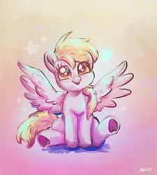 Size: 1011x1124 | Tagged: safe, artist:avui, derpibooru import, derpy hooves, ditzy doo, pegasus, cute, derpabetes, heart, image, jpeg, stars