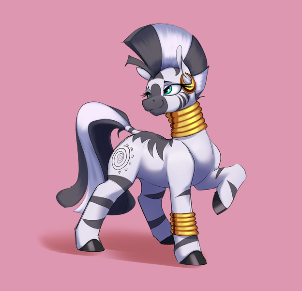 Size: 2694x2590 | Tagged: safe, artist:aquaticvibes, derpibooru import, zecora, zebra, image, png, solo