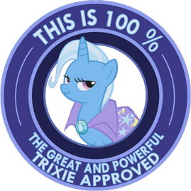 Size: 269x269 | Tagged: safe, artist:ambris, derpibooru import, trixie, image, png, seal of approval