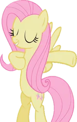 Size: 626x990 | Tagged: safe, artist:homersimpson1983, derpibooru import, edit, edited screencap, screencap, fluttershy, pegasus, pony, background removed, bipedal, eyes closed, female, image, mare, not a vector, png, simple background, solo, transparent background