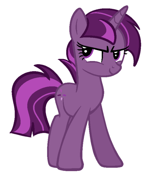 Size: 658x721 | Tagged: safe, artist:rubyg242, derpibooru import, oc, oc:fireworks, pony, unicorn, base used, female, image, magical lesbian spawn, mare, offspring, parent:tempest shadow, parent:twilight sparkle, parents:tempestlight, png, simple background, solo, transparent background