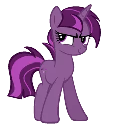 Size: 658x721 | Tagged: safe, artist:rubyg242, derpibooru import, oc, oc:fireworks, pony, unicorn, base used, female, image, magical lesbian spawn, mare, offspring, parent:tempest shadow, parent:twilight sparkle, parents:tempestlight, png, simple background, solo, transparent background