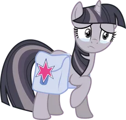 Size: 3722x3537 | Tagged: safe, artist:wardex101, artist:yetioner, derpibooru import, edit, twilight sparkle, pony, bag, crying, depressed, discorded, discorded twilight, female, high res, image, png, sad, saddle bag, simple background, solo, transparent background, twilight tragedy, vector