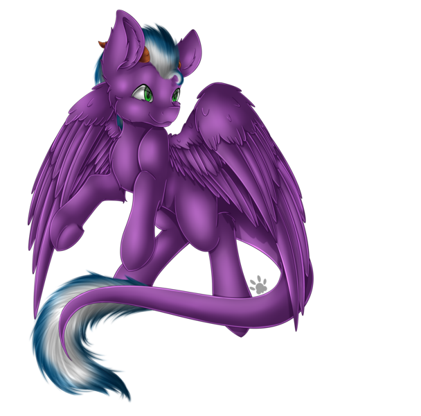 Size: 2465x2433 | Tagged: safe, artist:maneblue, derpibooru import, oc, unofficial characters only, pegasus, pony, chest fluff, ear fluff, image, looking at something, paw prints, pegasus oc, png, rearing, simple background, solo, transparent background, wings