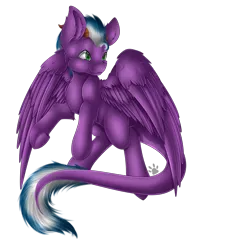 Size: 2465x2433 | Tagged: safe, artist:maneblue, derpibooru import, oc, unofficial characters only, pegasus, pony, chest fluff, ear fluff, image, looking at something, paw prints, pegasus oc, png, rearing, simple background, solo, transparent background, wings