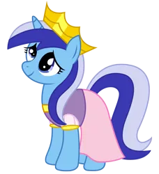 Size: 2729x2989 | Tagged: safe, artist:third uncle, derpibooru import, minuette, pony, unicorn, hearth's warming eve (episode), background pony, clothes, crown, female, frown, high res, image, jewelry, mare, png, regalia, simple background, solo, transparent background, unicorn tribe