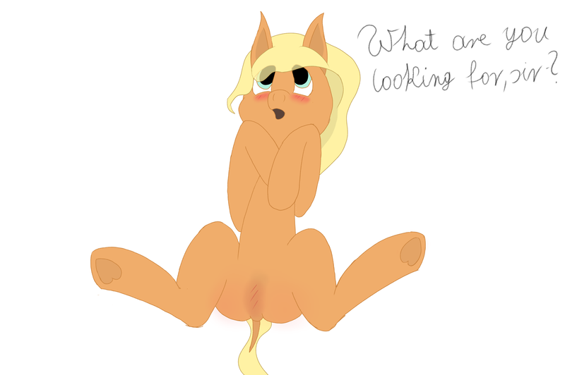 Size: 3508x2333 | Tagged: questionable, artist:frilanka, derpibooru import, oc, unofficial characters only, earth pony, pony, blushing, image, looking up, lying down, on back, png, presenting, simple background, text, white background