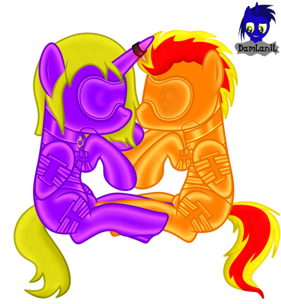 Size: 3840x4154 | Tagged: suggestive, artist:damlanil, derpibooru import, oc, oc:deadie, oc:fireheart(fire), alicorn, hybrid, pegasus, pony, series:becoming submissive, series:becoming submissive together, bdsm, blindfold, bodysuit, bondage, bondage mask, bound wings, bulge touching, catsuit, clothes, collar, commission, crotch bulge, encasement, female, gag, gimp suit, high heels, hood, horn, horn ring, image, jewelry, latex, latex suit, male, mare, muzzle gag, null, pegabat, png, ring, rubber, shiny, shoes, show accurate, simple background, sitting, stallion, suit, transparent background, vector, wings