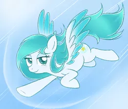 Size: 1000x850 | Tagged: safe, artist:lourita-shine, derpibooru import, oc, pegasus, pony, female, flying, image, pegasus oc, png, smiling, solo, wings