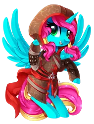 Size: 1024x1344 | Tagged: safe, artist:xnightmelody, derpibooru import, oc, oc:aurora, alicorn, pony, alicorn oc, clothes, female, horn, image, png, simple background, transparent background, wings