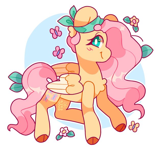 Size: 2300x2200 | Tagged: safe, artist:cocopudu, derpibooru import, fluttershy, butterfly, insect, pegasus, pony, chest fluff, cloven hooves, cute, female, image, jpeg, mare, shyabetes, smiling, solo