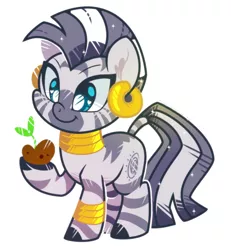 Size: 814x882 | Tagged: safe, artist:yokokinawa, derpibooru import, zecora, chibi, image, png, simple background, white background, white pupils