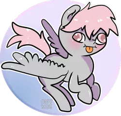Size: 427x409 | Tagged: safe, artist:anykoe, derpibooru import, oc, oc:puffy, pegasus, pony, commission, image, pegasus oc, png, solo, wings, ych result, your character here