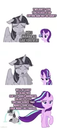 Size: 500x1125 | Tagged: safe, artist:wardex101, derpibooru import, pony, discorded twilight, image, jpeg, sick burn