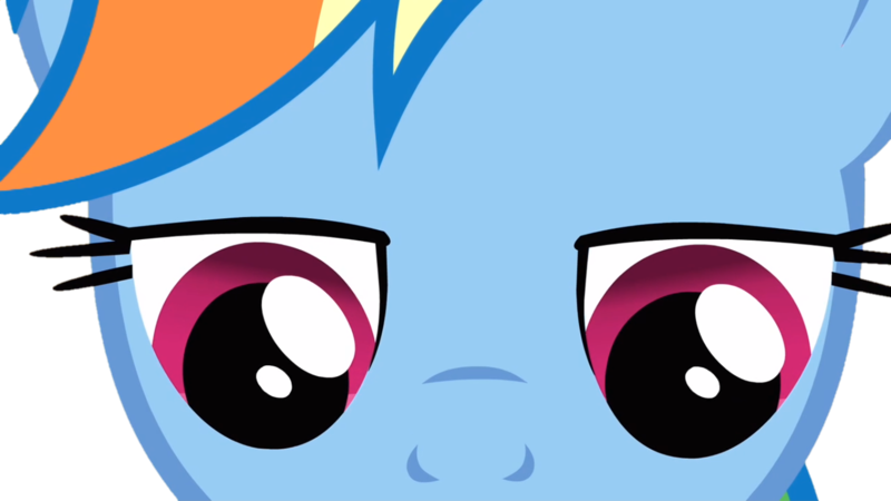 Size: 1366x768 | Tagged: safe, derpibooru import, rainbow dash, pony, read it and weep, season 2, background removed, close-up, extreme close up, female, image, mare, png, simple background, transparent background