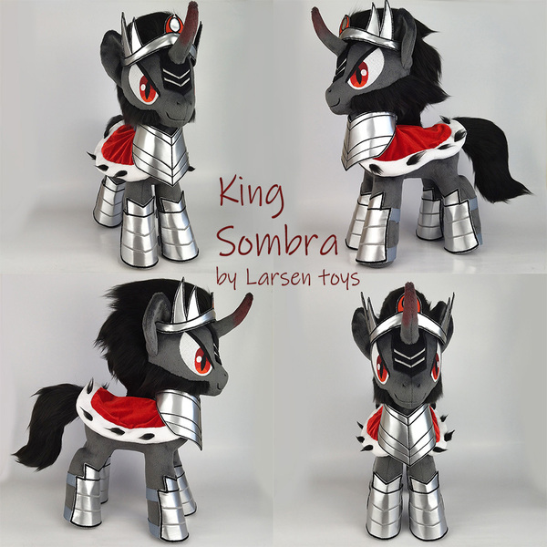 Size: 1000x1000 | Tagged: photographer needed, safe, derpibooru import, king sombra, original species, plush pony, pony, auction open, brony, craft, image, jpeg, photo, plushie, solo, toy