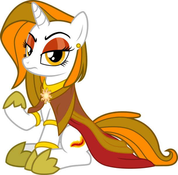 Size: 2035x2000 | Tagged: safe, artist:brisineo, derpibooru import, oc, oc:aurora shinespark, pony, unicorn, cloak, clothes, image, jewelry, looking at you, makeup, png, raised hoof, scowl, simple background, solo, transparent background, vector