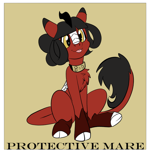 Size: 1632x1664 | Tagged: safe, artist:brainiac, derpibooru import, oc, oc:kokuma, oc:ruby kirin, kirin, female, image, meme, no context, png, protective mare (set)