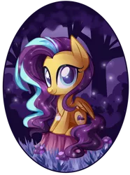 Size: 1024x1375 | Tagged: safe, artist:xnightmelody, derpibooru import, oc, oc:arwen, unofficial characters only, pegasus, pony, female, forest, image, partial background, pegasus oc, png, sitting, solo, tree, wings