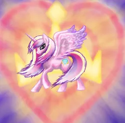 Size: 986x974 | Tagged: safe, artist:serra20, derpibooru import, princess cadance, alicorn, pony, female, image, png, solo, spread wings, wings