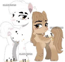 Size: 400x384 | Tagged: safe, artist:xleadmarex, derpibooru import, oc, oc:caramel toffee, oc:verilus, earth pony, pony, couple, duo, image, next generation, png, story included