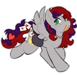 Size: 4824x4743 | Tagged: safe, derpibooru import, oc, oc:evening prose, unofficial characters only, pegasus, pony, female, freckles, image, jewelry, letter, love letter, mailbag, mare, necklace, pearl necklace, png, solo