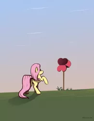 Size: 2500x3200 | Tagged: safe, artist:phlerius, derpibooru import, fluttershy, pegasus, pony, digital art, grass, image, mailbox, png, sky, solo