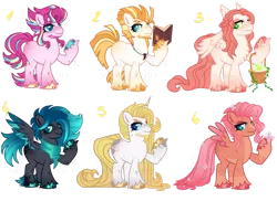 Size: 1920x1394 | Tagged: safe, artist:sush-adopts, derpibooru import, oc, unofficial characters only, butterfly, changepony, earth pony, hybrid, insect, pegasus, pony, unicorn, base used, basket, beard, book, facial hair, freckles, image, interspecies offspring, jewelry, magical lesbian spawn, male, multicolored hair, necklace, offspring, parent:applejack, parent:big macintosh, parent:fluttershy, parent:pinkie pie, parent:queen chrysalis, parent:rarity, parent:shining armor, parent:sunburst, parent:trouble shoes, parent:troubleshoes clyde, parents:appleburst, parents:fluttermac, parents:pinkiemac, parents:rarijack, parents:shining chrysalis, parents:troubleshy, png, simple background, stallion, transparent background, unshorn fetlocks