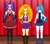 Size: 950x841 | Tagged: safe, adagio dazzle, aria blaze, sonata dusk, human, equestria girls, belt, boots, clothes, dazzling, high heel boots, humanized, image, jacket, jpeg, kisekae, shirt, shoes, skirt, socks, solo, vest