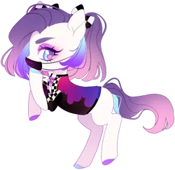 Size: 1024x996 | Tagged: safe, artist:miioko, derpibooru import, oc, unofficial characters only, earth pony, pony, clothes, colored hooves, earth pony oc, eyelashes, face mask, female, image, mask, png, simple background, solo, transparent background