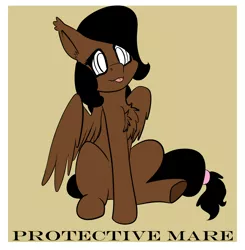 Size: 1632x1664 | Tagged: safe, artist:brainiac, derpibooru import, part of a set, oc, oc:inner sight, pegasus, pony, chest fluff, female, image, mare, meme, no context, png, protective mare (set), solo