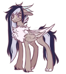 Size: 900x1018 | Tagged: safe, artist:lynesssan, derpibooru import, oc, oc:gemini, hybrid, pony, image, interspecies offspring, offspring, parent:discord, parent:princess celestia, parents:dislestia, png, simple background, solo, transparent background