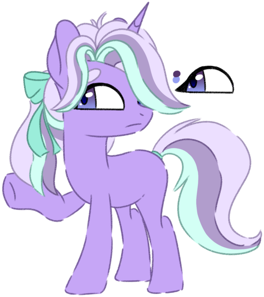 Size: 1280x1439 | Tagged: safe, artist:maximumpiracy, derpibooru import, oc, unofficial characters only, pony, unicorn, base used, female, horn, image, magical lesbian spawn, mare, offspring, parent:starlight glimmer, parent:trixie, parents:startrix, png, simple background, transparent background, underhoof, unicorn oc