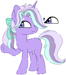 Size: 1280x1439 | Tagged: safe, artist:maximumpiracy, derpibooru import, oc, unofficial characters only, pony, unicorn, base used, female, horn, image, magical lesbian spawn, mare, offspring, parent:starlight glimmer, parent:trixie, parents:startrix, png, simple background, transparent background, underhoof, unicorn oc