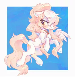 Size: 2534x2600 | Tagged: safe, artist:lunnita_pony, derpibooru import, oc, unofficial characters only, pegasus, pony, amputee, image, jpeg, solo