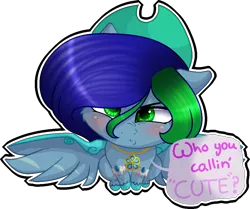 Size: 1012x847 | Tagged: safe, artist:captainpudgemuffin, artist:dinkydoolove, derpibooru import, edit, oc, unofficial characters only, pegasus, pony, blushing, female, i'm not cute, image, mare, pegasus oc, png, simple background, transparent background, wings