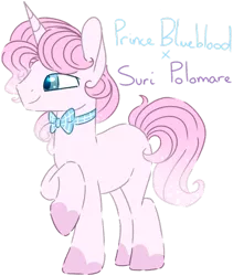 Size: 1280x1518 | Tagged: safe, artist:maximumpiracy, derpibooru import, oc, unofficial characters only, pony, unicorn, base used, horn, image, male, parent:prince blueblood, parent:suri polomare, png, raised hoof, simple background, smiling, stallion, transparent background, unicorn oc