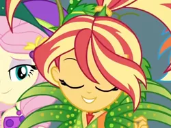 Size: 670x504 | Tagged: safe, derpibooru import, screencap, sunset shimmer, equestria girls, equestria girls series, holidays unwrapped, spoiler:eqg series (season 2), carrot, cropped, food, image, o come all ye squashful, png, solo