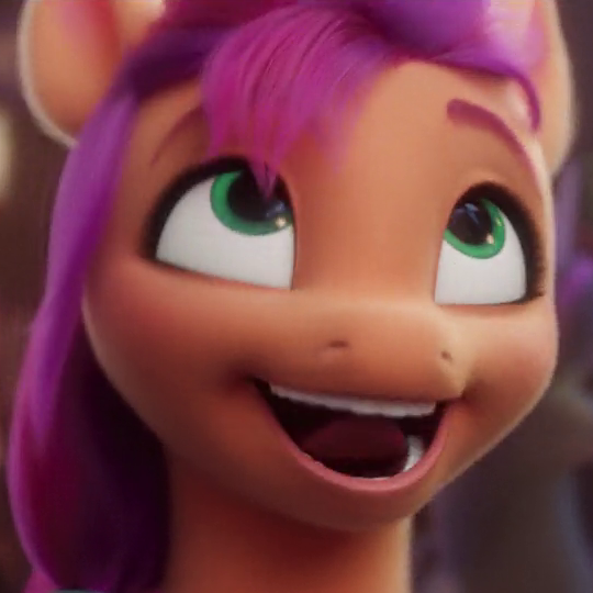 Size: 540x540 | Tagged: safe, derpibooru import, screencap, sunny starscout, earth pony, pony, my little pony: a new generation, cropped, female, g5, image, mare, open mouth, png