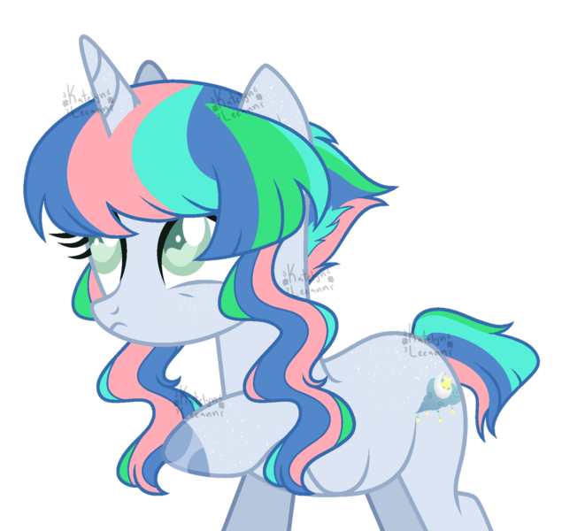 Size: 1280x1209 | Tagged: safe, artist:katelynleeann42, derpibooru import, oc, oc:baby moon cribb, pony, unicorn, base used, female, image, mare, png, simple background, solo, transparent background