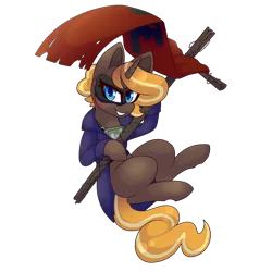 Size: 2000x2000 | Tagged: safe, artist:star-theft, derpibooru import, oc, oc:ten shot, pony, unicorn, banner, female, image, mare, png, simple background, solo, transparent background