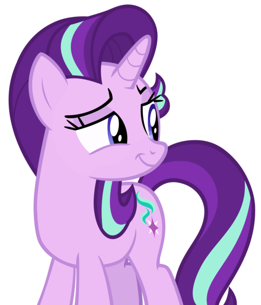 Size: 8463x9900 | Tagged: safe, artist:andoanimalia, derpibooru import, starlight glimmer, pony, unicorn, to change a changeling, :t, absurd resolution, female, horn, image, looking back, mare, png, simple background, solo, standing, tail, transparent background, vector
