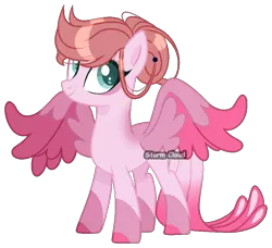 Size: 867x792 | Tagged: safe, artist:dinkydoolove, derpibooru import, oc, oc:felicity, unofficial characters only, pegasus, pony, base used, colored hooves, colored pupils, colored wings, female, full body, hooves, image, mare, partially open wings, pegasus oc, png, signature, simple background, smiling, solo, standing, transparent background, watermark, wings