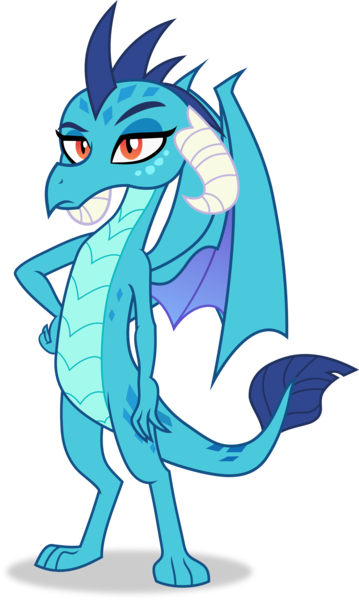 Size: 2000x3339 | Tagged: safe, artist:frownfactory, derpibooru import, princess ember, dragon, school daze, dragoness, female, horns, image, png, simple background, solo, transparent background, vector, wings